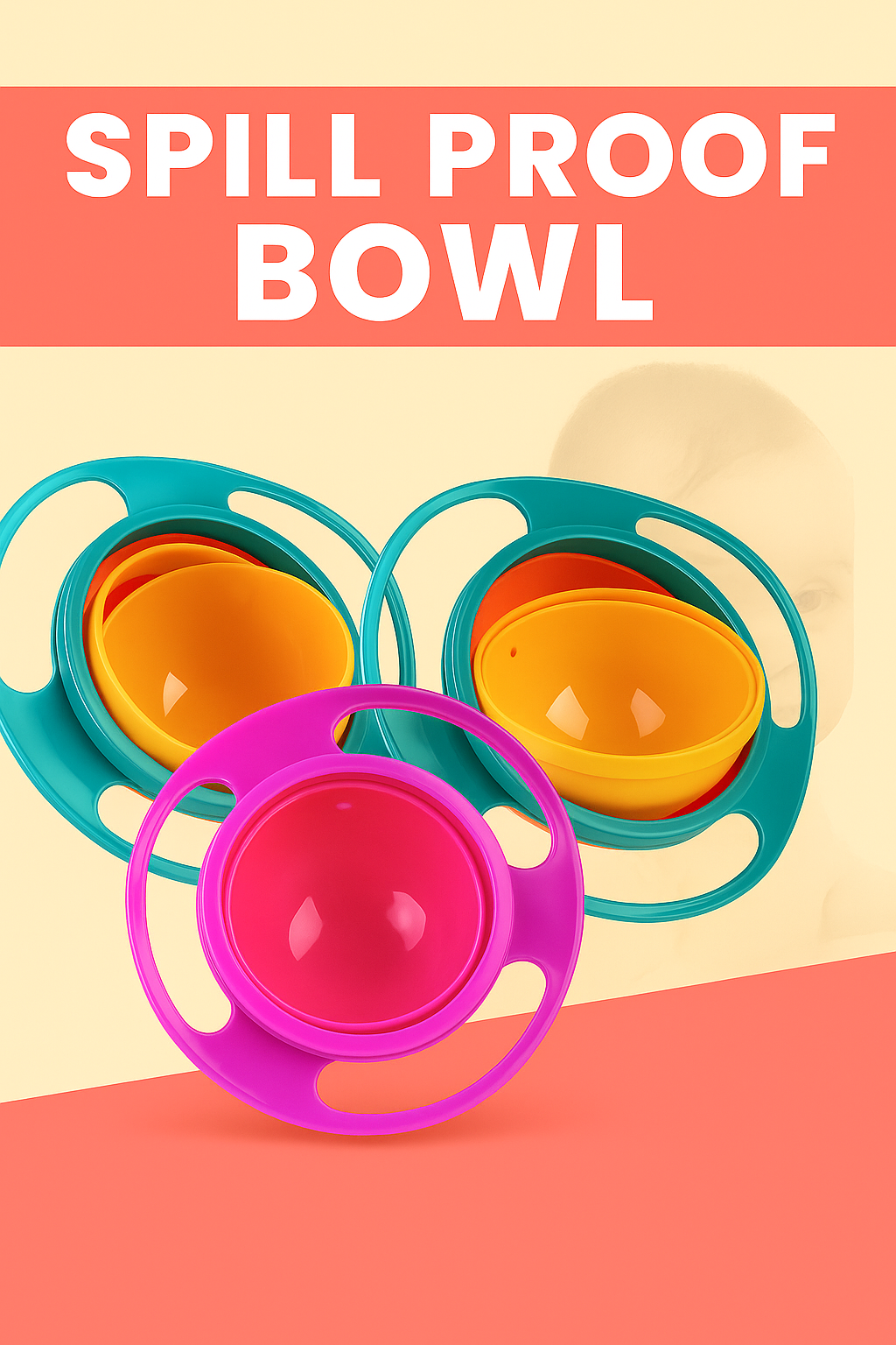 Plato Para Bebes Y Niños Anti Derrames