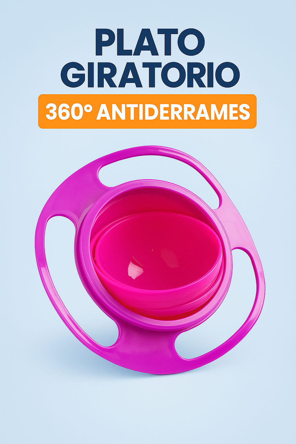 Plato Para Bebes Y Niños Anti Derrames