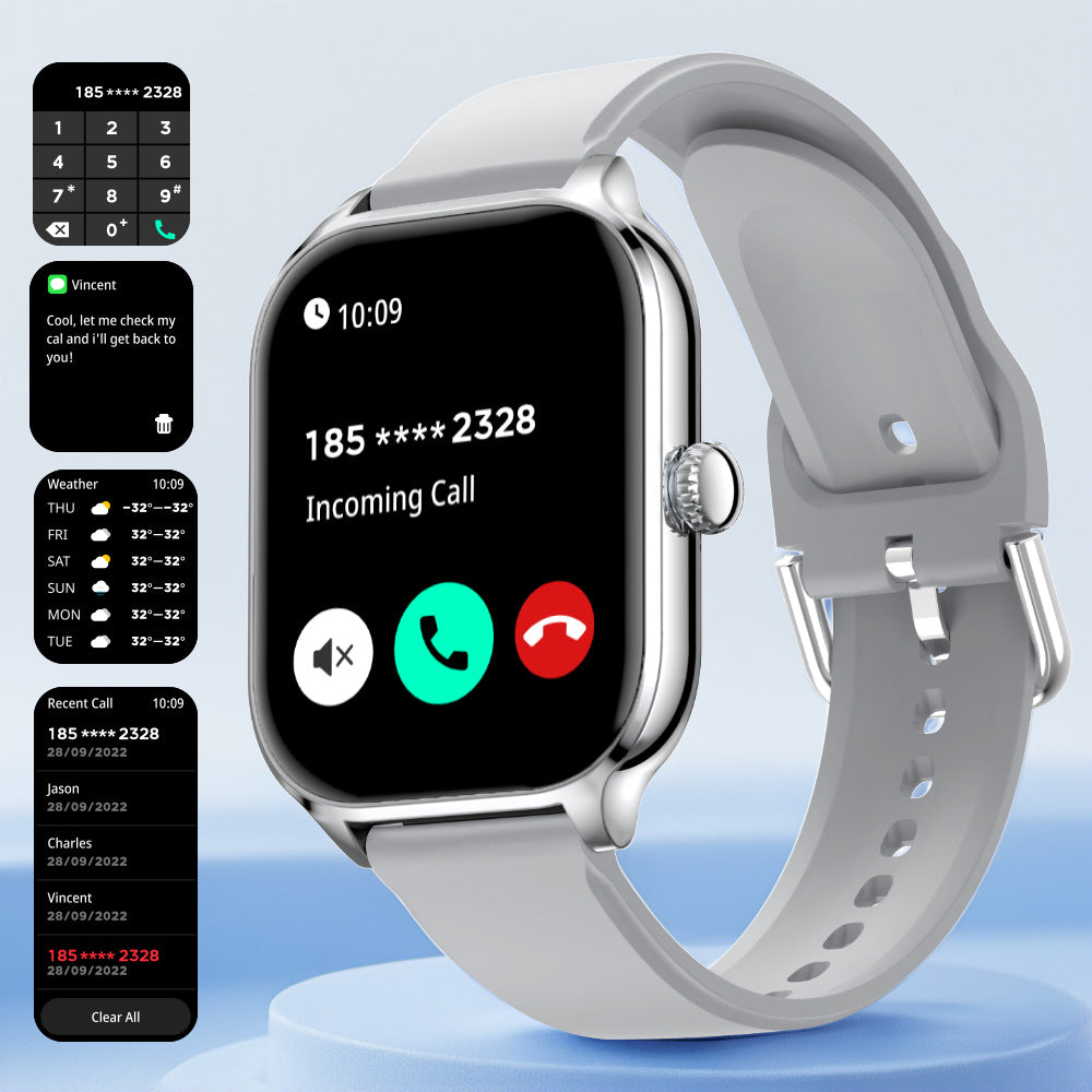 Reloj Inteligente X46 de Alto Rendimiento – Monitoreo de Oxígeno en la Sangre, Presión Arterial, Salud, Multifuncional, Impermeable, Podómetro, Despertador