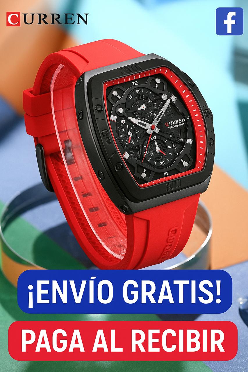 Reloj Curren 8443 Silicona