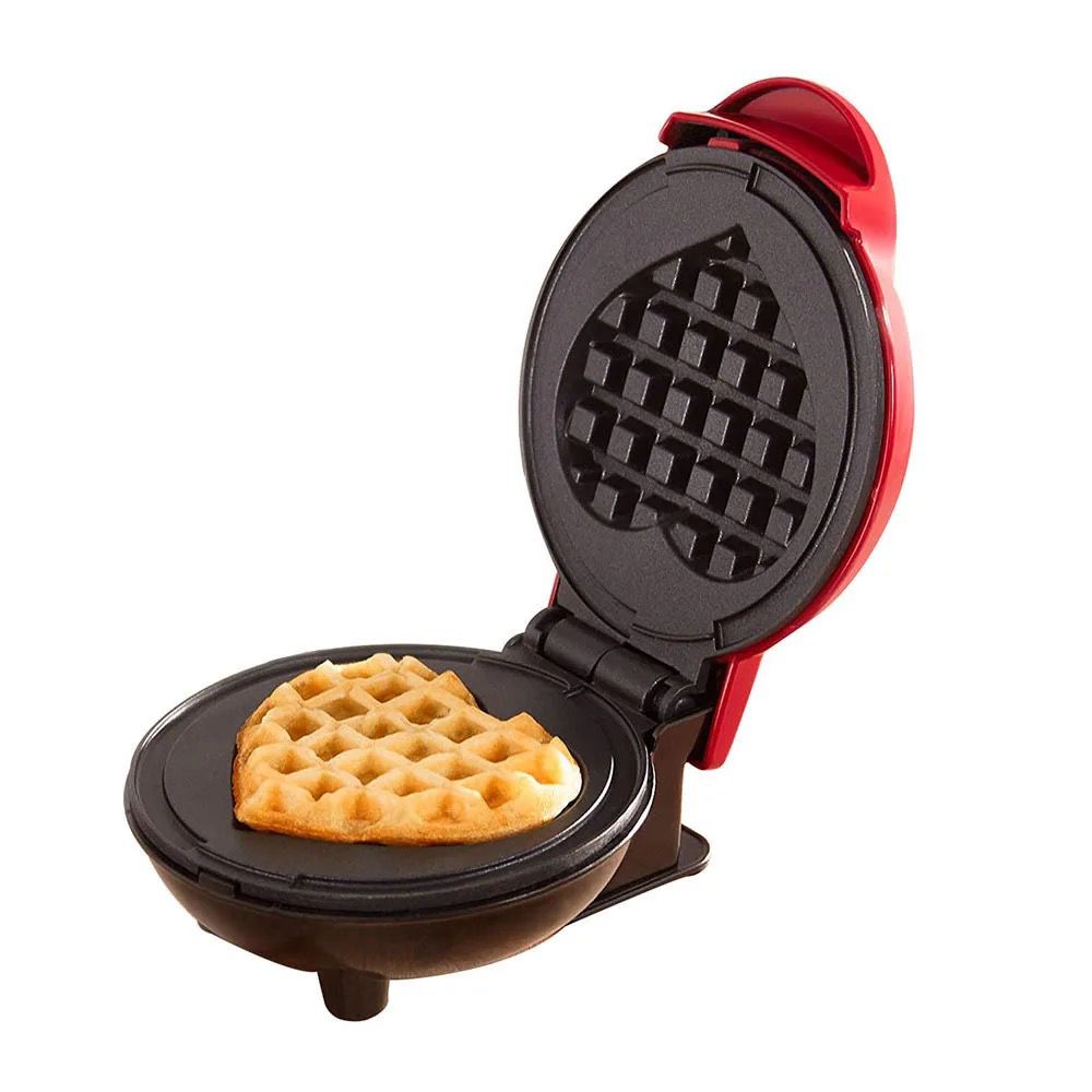Mini Wafflera Eléctrica Sokany LG-SK06 Forma Corazón