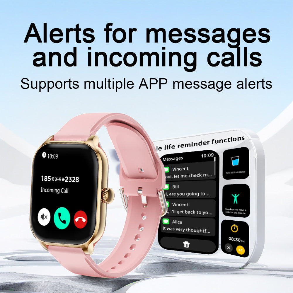 Reloj Inteligente X46 de Alto Rendimiento – Monitoreo de Oxígeno en la Sangre, Presión Arterial, Salud, Multifuncional, Impermeable, Podómetro, Despertador