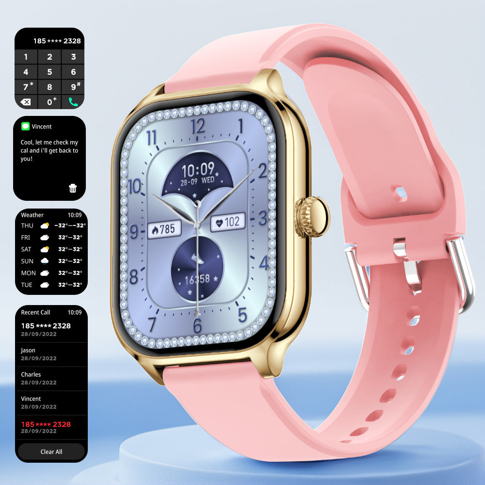 Reloj Inteligente X46 de Alto Rendimiento – Monitoreo de Oxígeno en la Sangre, Presión Arterial, Salud, Multifuncional, Impermeable, Podómetro, Despertador