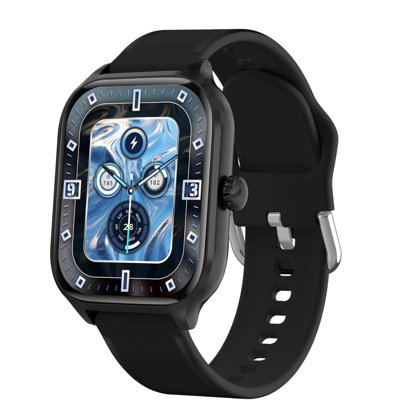 Reloj Inteligente X46 de Alto Rendimiento – Monitoreo de Oxígeno en la Sangre, Presión Arterial, Salud, Multifuncional, Impermeable, Podómetro, Despertador