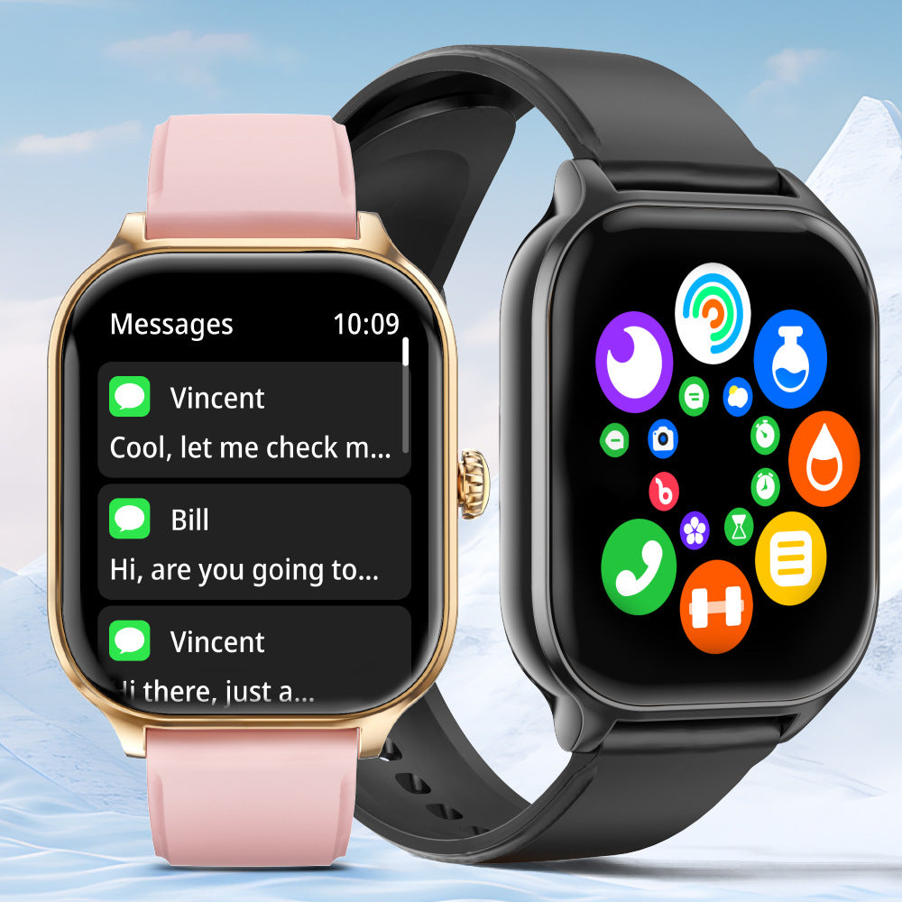 Reloj Inteligente X46 de Alto Rendimiento – Monitoreo de Oxígeno en la Sangre, Presión Arterial, Salud, Multifuncional, Impermeable, Podómetro, Despertador