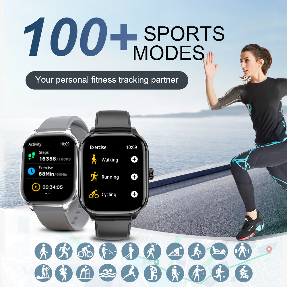 Reloj Inteligente X46 de Alto Rendimiento – Monitoreo de Oxígeno en la Sangre, Presión Arterial, Salud, Multifuncional, Impermeable, Podómetro, Despertador