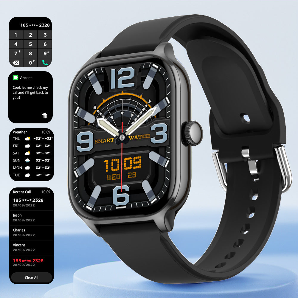 Reloj Inteligente X46 de Alto Rendimiento – Monitoreo de Oxígeno en la Sangre, Presión Arterial, Salud, Multifuncional, Impermeable, Podómetro, Despertador