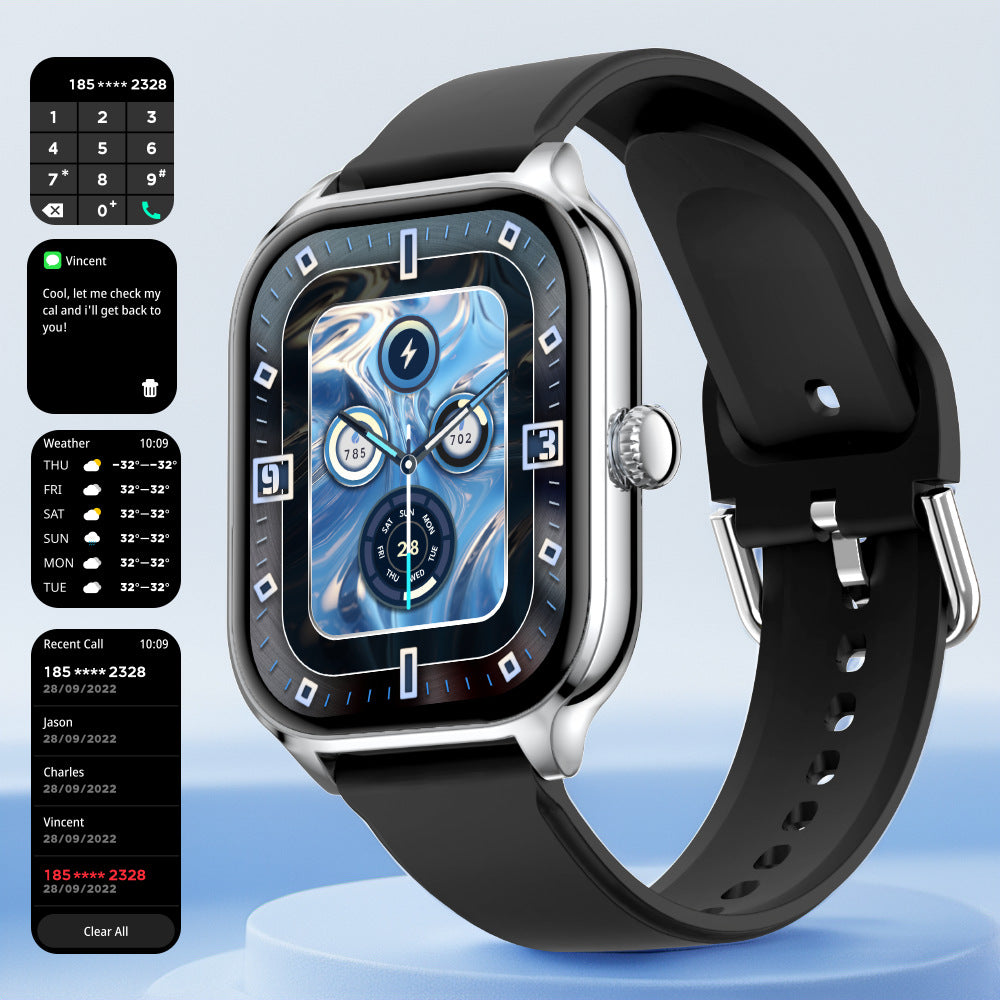 Reloj Inteligente X46 de Alto Rendimiento – Monitoreo de Oxígeno en la Sangre, Presión Arterial, Salud, Multifuncional, Impermeable, Podómetro, Despertador