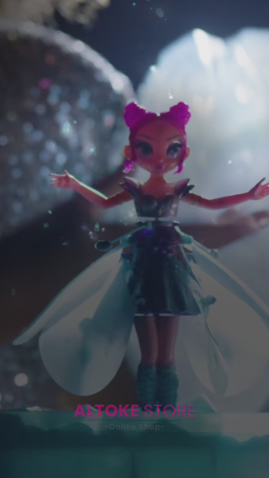 Muñeca voladora con sensor de mano